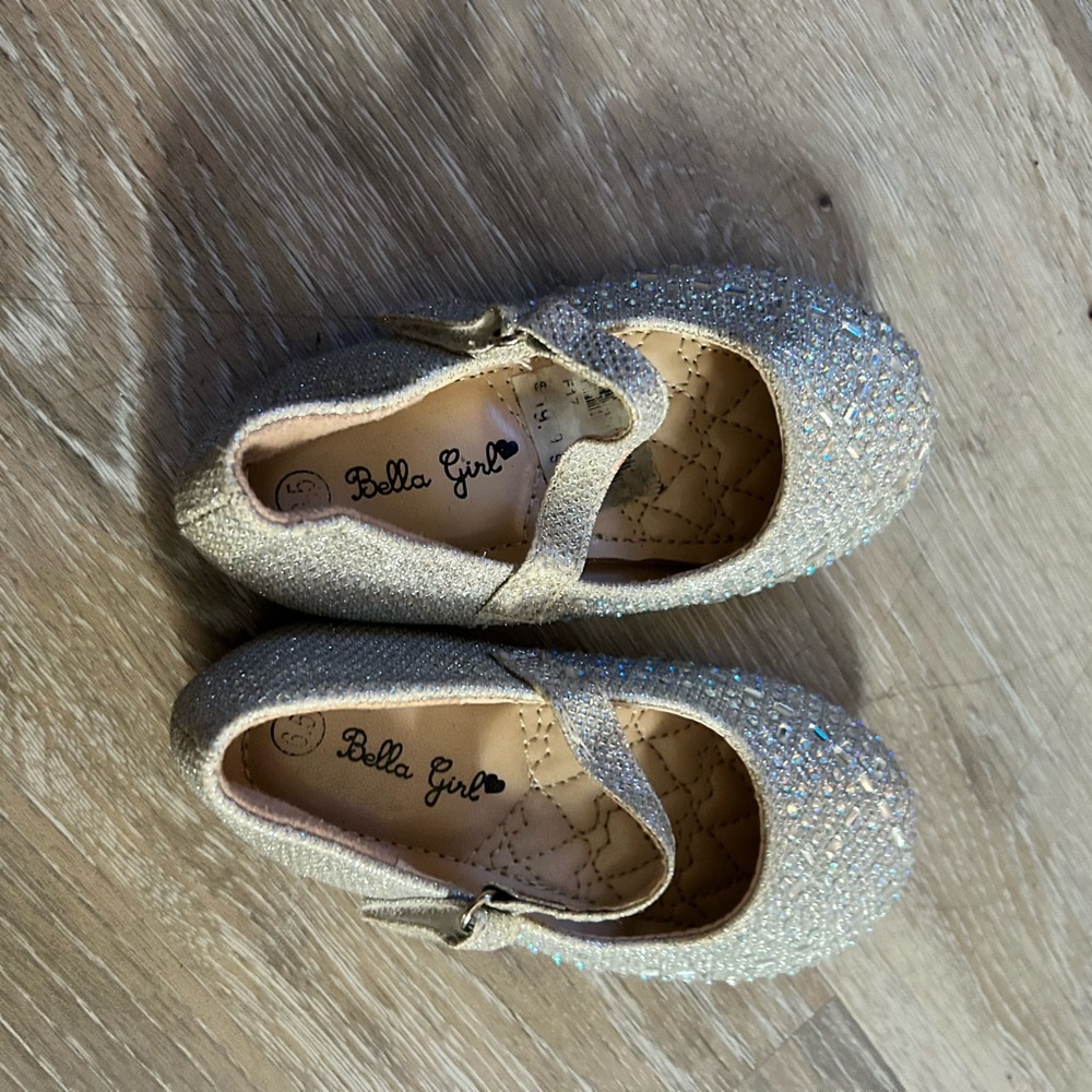 Barella Girl Sparkling Dress Shoes - Silver